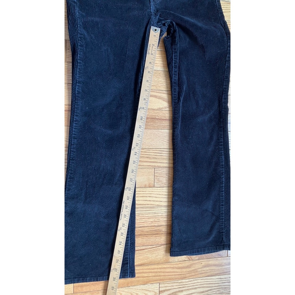 Levis Corduroy Bootcut Pants Black Size 30x28 Western Cowgirl - Picture 7 of 8